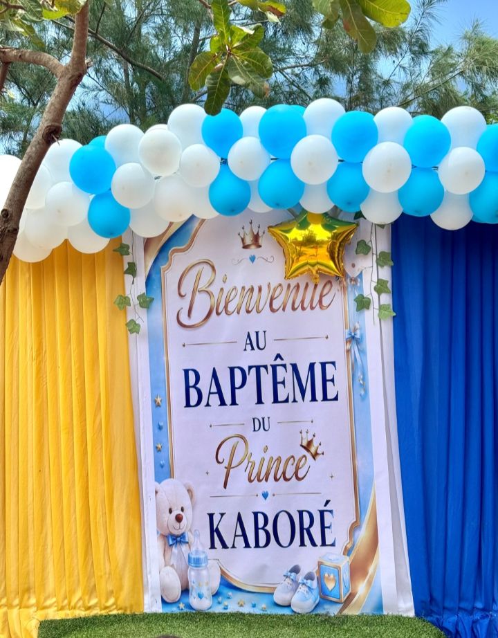 Décor de baptême