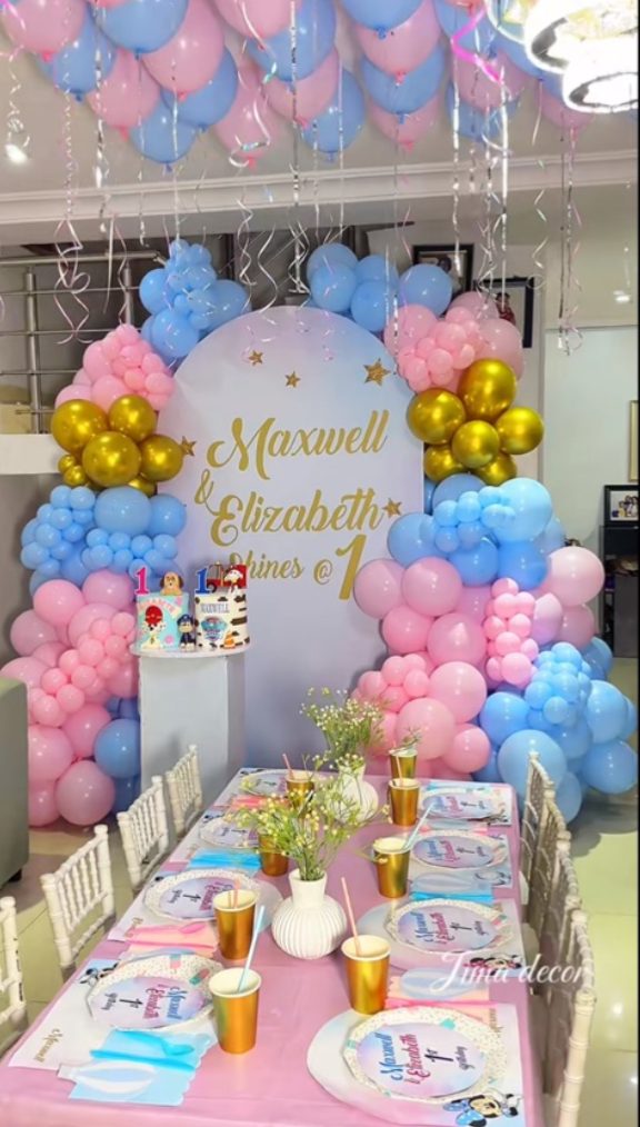 Table d'anniversaire